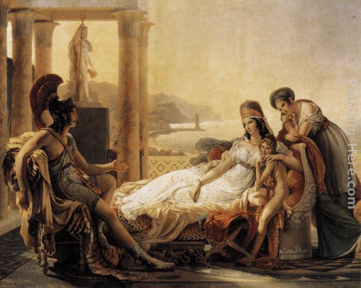 Dido and Aeneas painting - Pierre-Narcisse Guerin Dido and Aeneas art painting